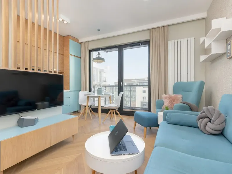 Przytulny Apartament | Balkon i Parking na Mokotowie – zdjęcie 5