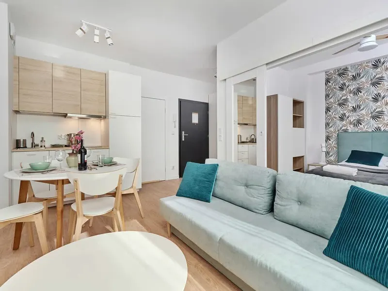 Komfortowy Apartament | Balkon i Prywatny Parking – zdjęcie 1