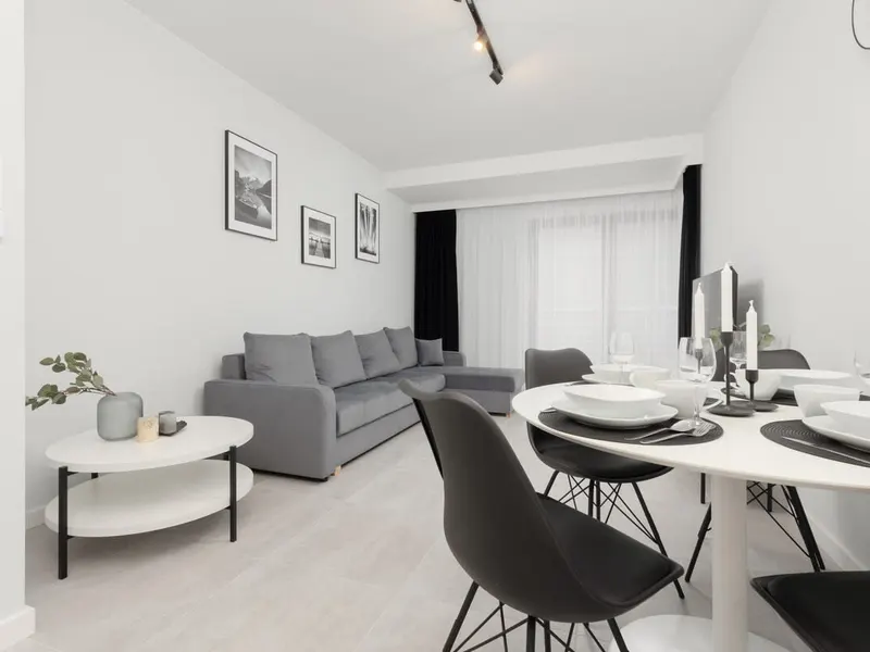 Stylowy Apartament | Klimatyzacja i Balkon przy Parku – zdjęcie 1