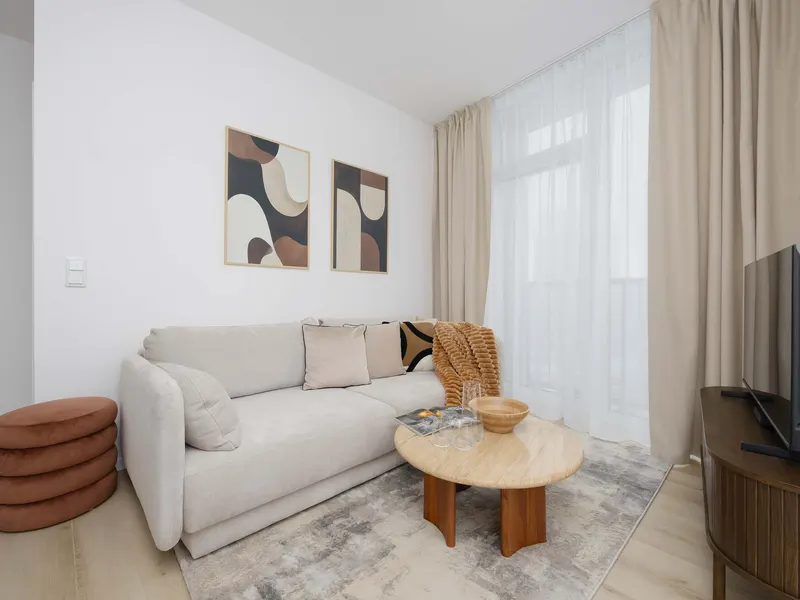 Stylowy Apartament w Browarach Warszawskich | Balkon i Klimatyzacja – zdjęcie 4