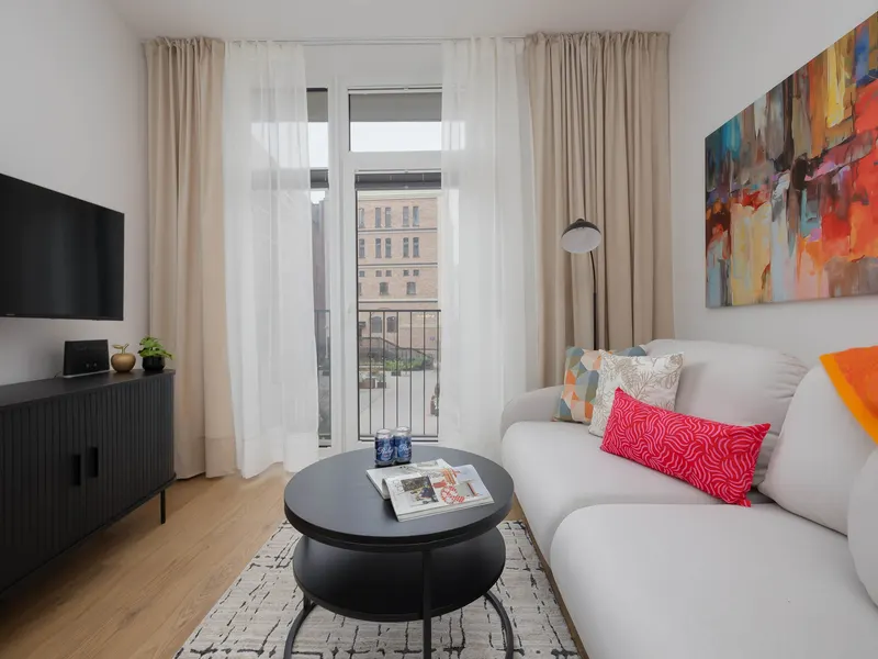 Stylowy Apartament w Browarach | Parking i Miejsce do Pracy – zdjęcie 5