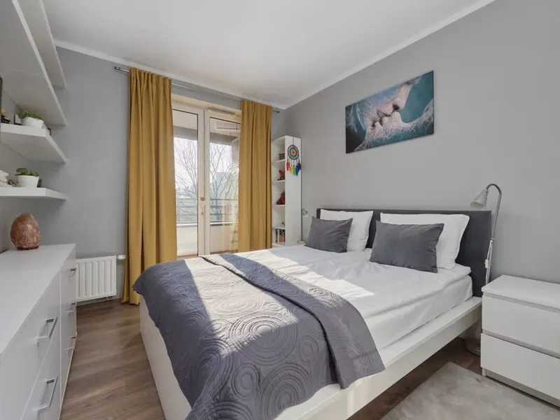 Stylowy Apartament | Klimatyzacja, Balkon, Miejsce do Pracy – zdjęcie 2