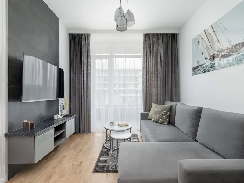 Przytulny Apartament | Blisko Plaży, Parking, Balkon, Basen – zdjęcie 1