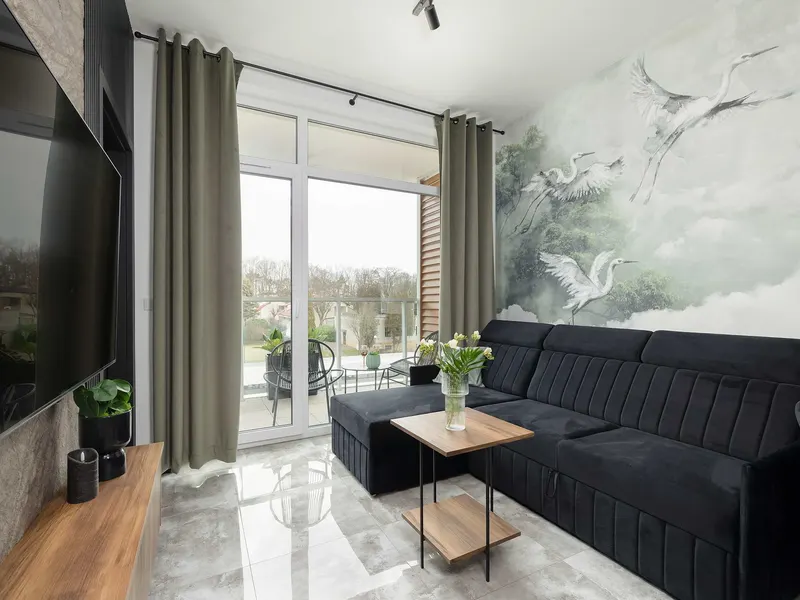 Stylowy Apartament | 250 m do Plaży, Basen, Parking – zdjęcie 1