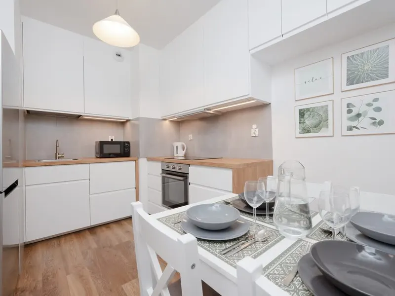 Komfortowy Apartament | Parking, Balkon, Miejsce do Pracy – zdjęcie 4