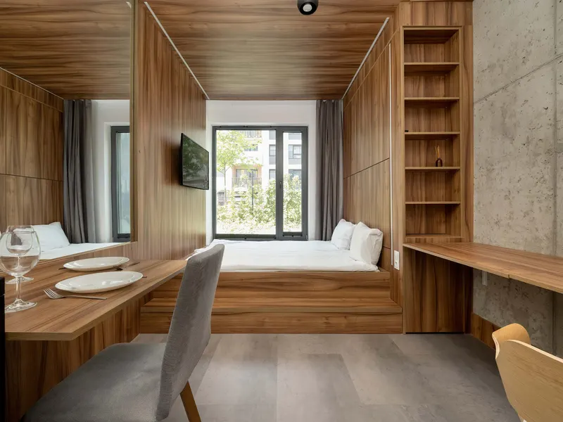 Gemütliches Studio in Breslau | In der Nähe des Magnolienparks, Smart TV – Foto 1