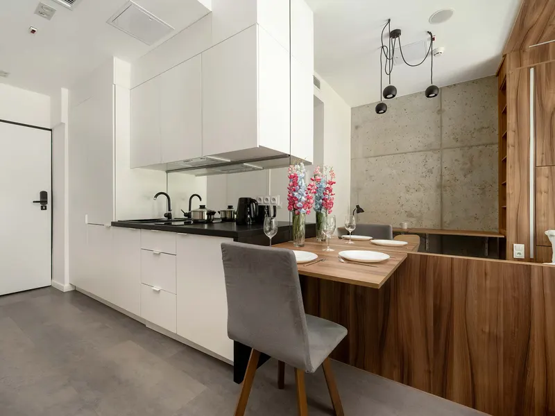 Gemütliches Studio in Breslau | In der Nähe des Magnolienparks, Smart TV – Foto 3