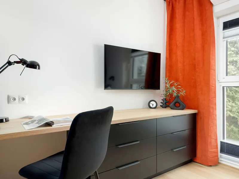 Stilvolles Studio | Klimaanlage, Parkplatz, Arbeitsbereich – Foto 2