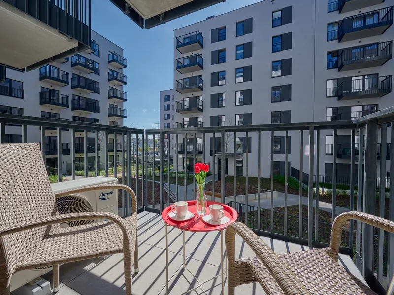 Stylowe Studio | Parking i Balkon | Blisko Dworca – zdjęcie 3
