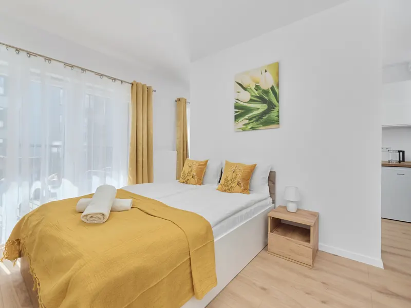 Stylowe Studio | Parking i Balkon | Blisko Dworca – zdjęcie 1
