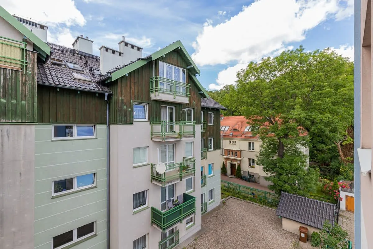 Modern property building.