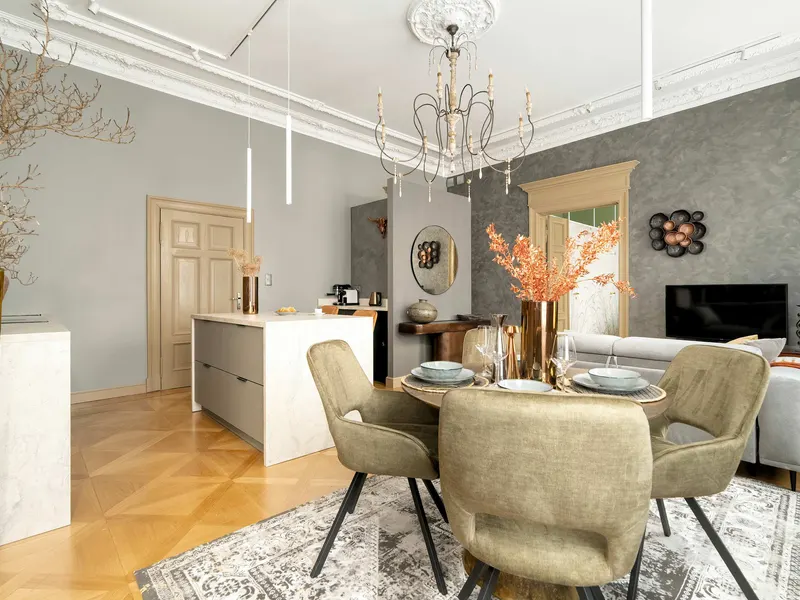 Stilvolle Wohnung im Zentrum | Balkon und Arbeitsraum – Foto 3