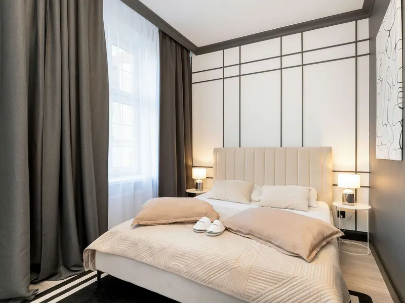 Stylowy Apartament w Centrum | Dwie Sypialnie | Miejsce do Pracy – zdjęcie 2