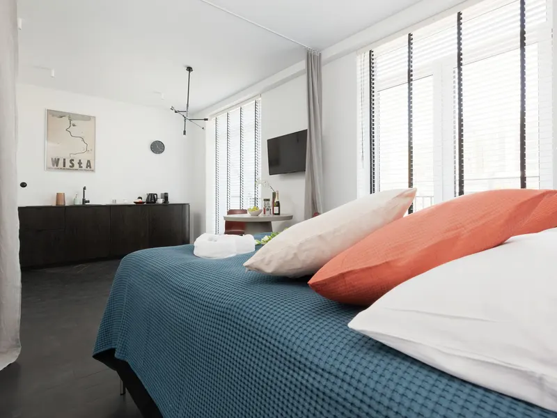 Komfortowe Studio w Centrum | Balkon i Klimatyzacja – zdjęcie 5