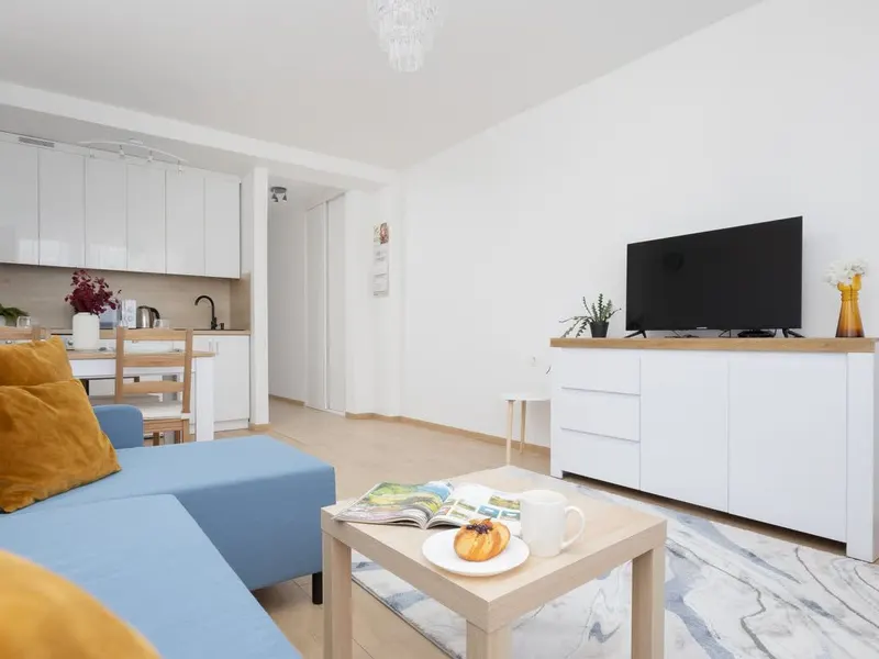 Stylish Apartment in the Center | Balcony | View of the Palace of Culture and Science – photo 4