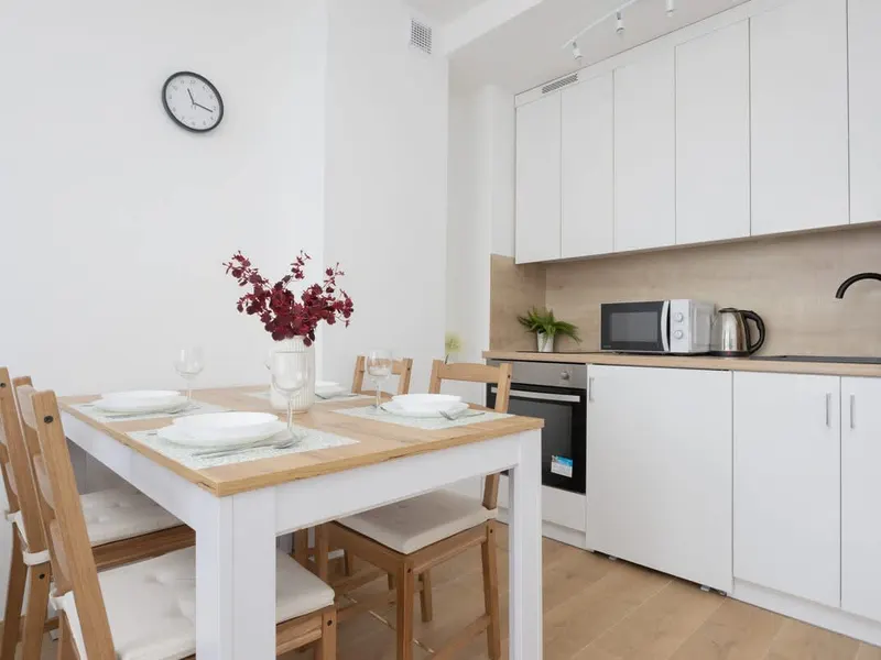 Stylish Apartment in the Center | Balcony | View of the Palace of Culture and Science – photo 3