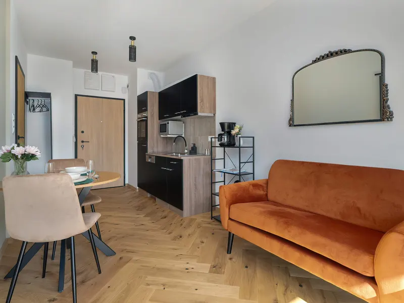 Elegancki Apartament z Balkonem | Parking w Garażu – zdjęcie 1