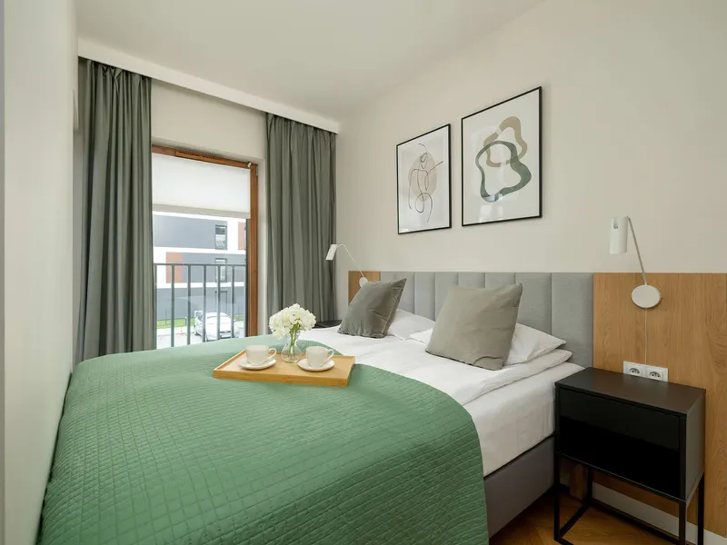 Komfortables Studio | Balkon und Privatparkplatz – Foto 2