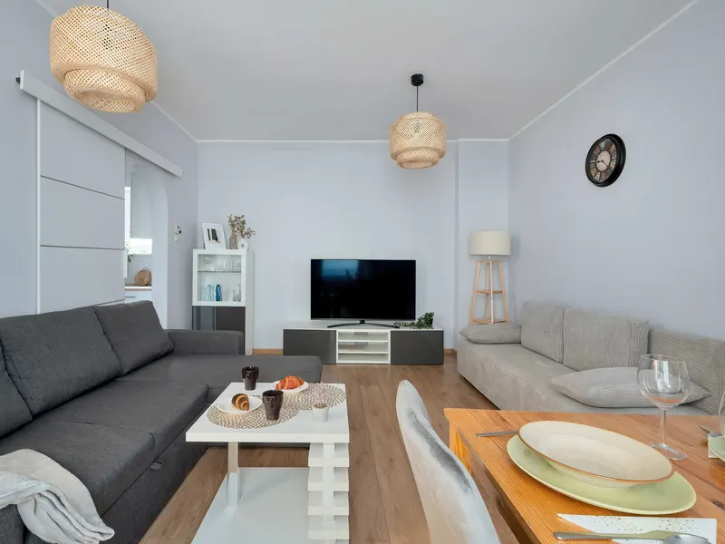 Gemütliches Appartement in Toruń | Schreibtisch, nahe am Park – Foto 1