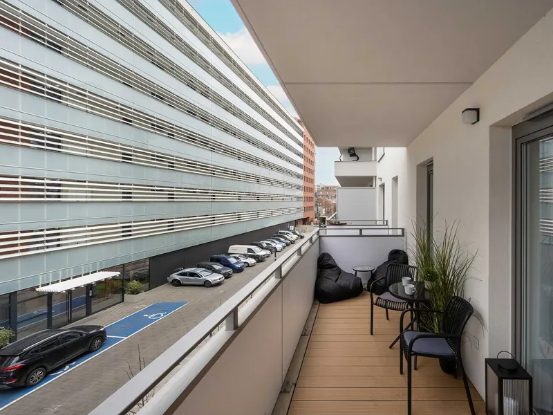 Stylowy Apartament | Balkon, Parking, Klimatyzacja – zdjęcie 3