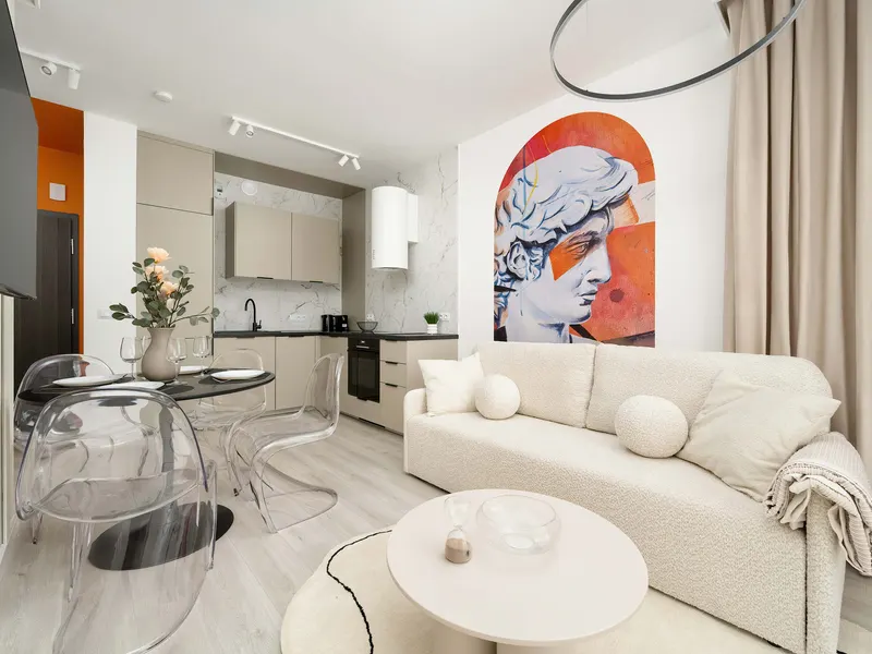 Stylowy Apartament | Balkon, Parking, Klimatyzacja – zdjęcie 1
