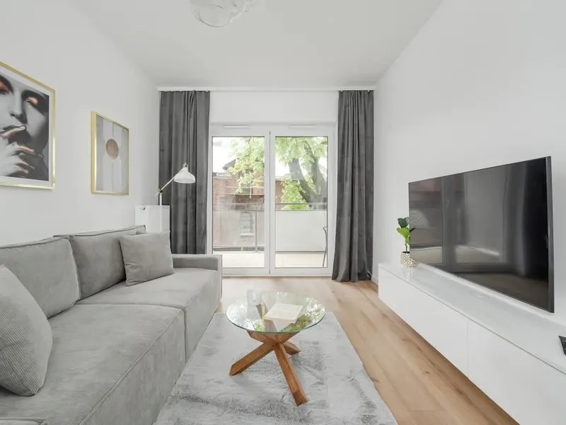 Stylowy Apartament we Wrocławiu | Parking i Balkon – zdjęcie 1