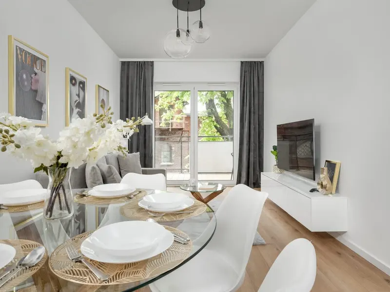 Stylowy Apartament we Wrocławiu | Parking i Balkon – zdjęcie 4