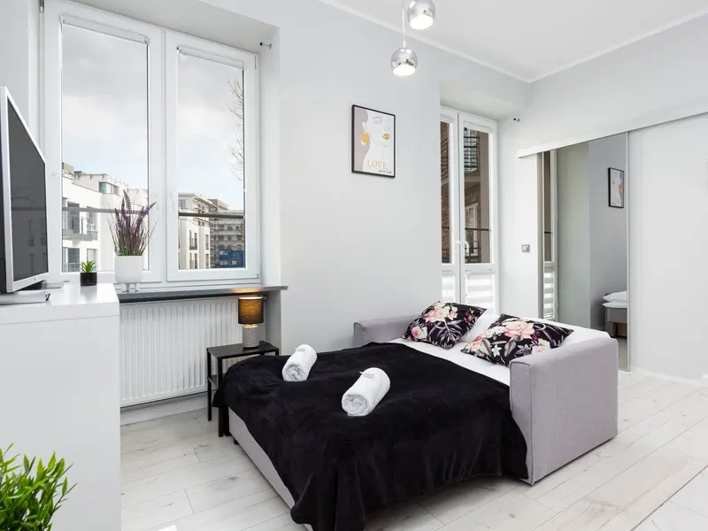 Funkcjonalne Studio na Pradze | Balkon, Blisko Metra – zdjęcie 5
