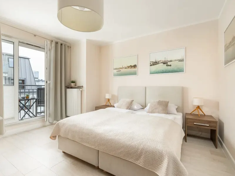 Modernes Studio in Strandnähe | Balkon | Parkplatz – Foto 1