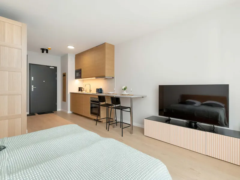 Helles Studio mit Balkon | Nahe dem Zentrum von Danzig – Foto 5