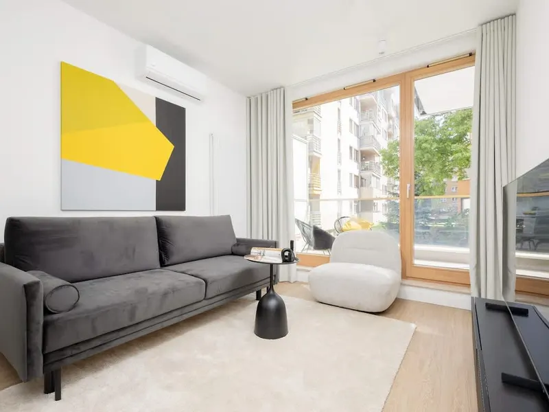 Warszawa | Domaniewska 24 | Stylowy Apartament z Parkingiem | Klimatyzacja – zdjęcie 1
