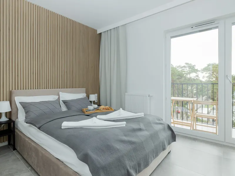 Jasny Apartament z Balkonem | Miejsce w Garażu – zdjęcie 1