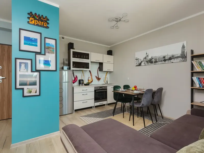 Apartament z Widokiem na Wisłę | Balkon i Spokojna Okolica – zdjęcie 3