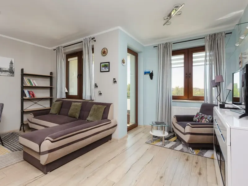 Apartament z Widokiem na Wisłę | Balkon i Spokojna Okolica – zdjęcie 1