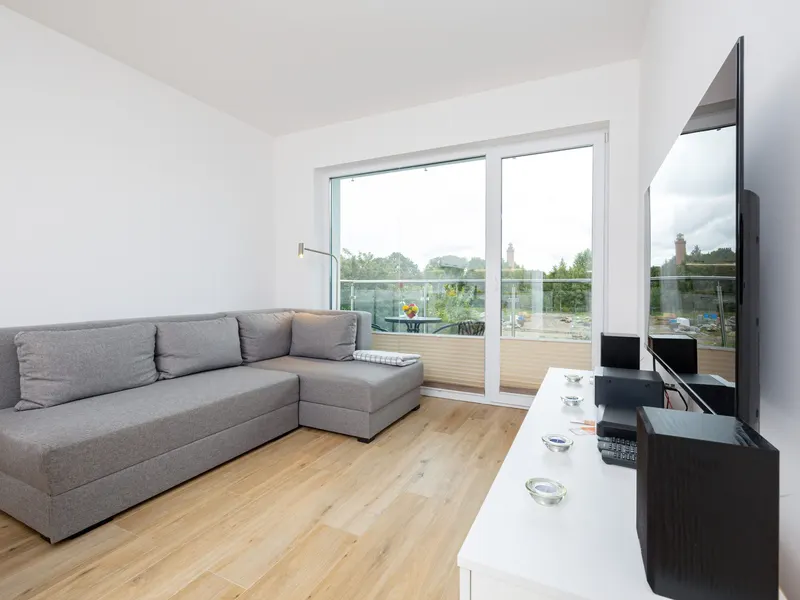 Jasny Apartament | 200 m do Plaży, Balkon z Widokiem – zdjęcie 1