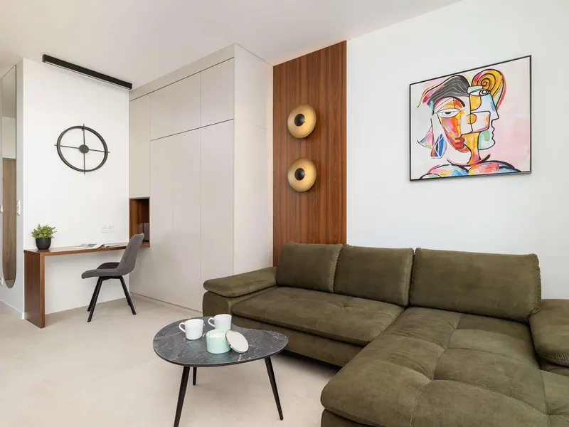 Komfortables Studio mit Balkon | Parkplatz und Fitnessstudio – Foto 5