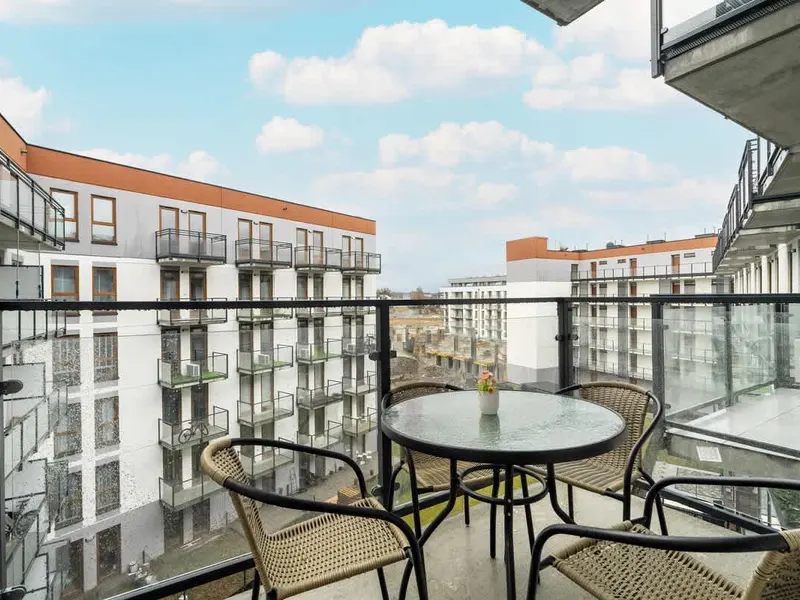 Modernes Studio | Parkplatz, Balkon, in der Nähe von Galeria Posnania – Foto 3