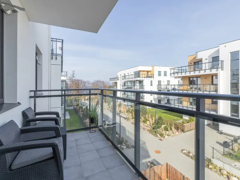 Stilvolle Wohnung mit Balkon | Parkplatz | Strandnähe – Foto 3
