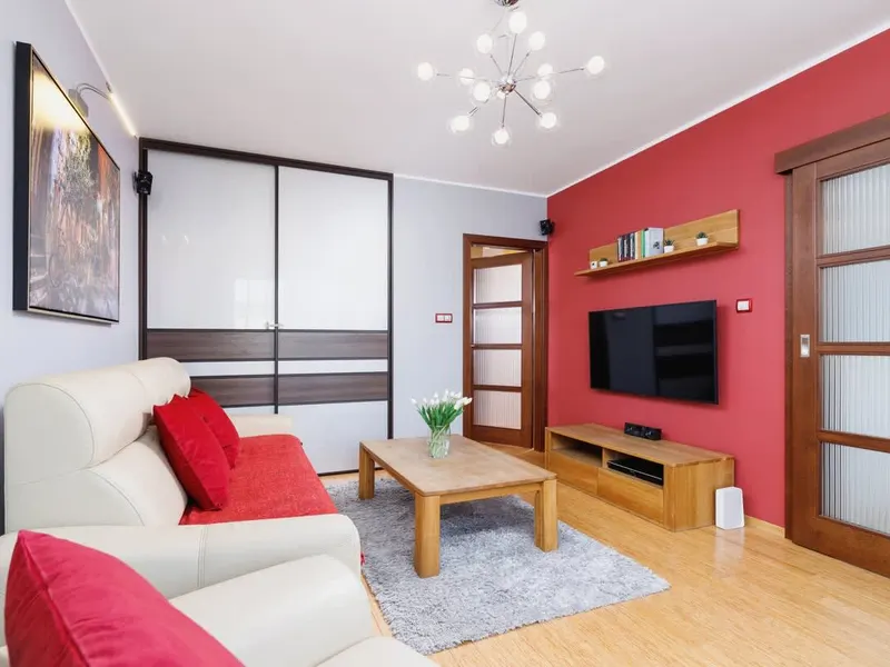 Przestronny Apartament w Krakowie | 2 Balkony | Cicha Okolica – zdjęcie 3