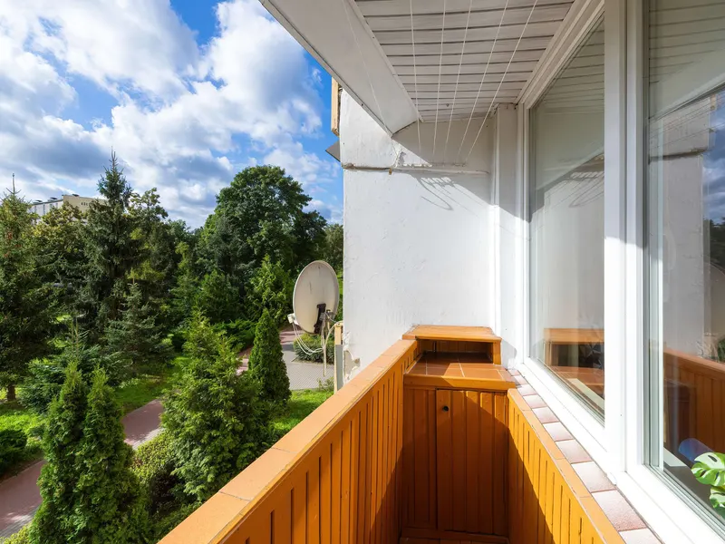 Helle Wohnung in Danzig | Balkon und Arbeitsraum – Foto 4