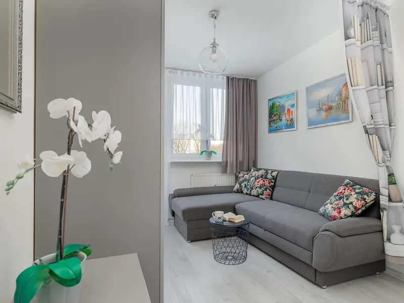 Jasny Apartament | Klimatyzacja i Parking w Centrum – zdjęcie 1