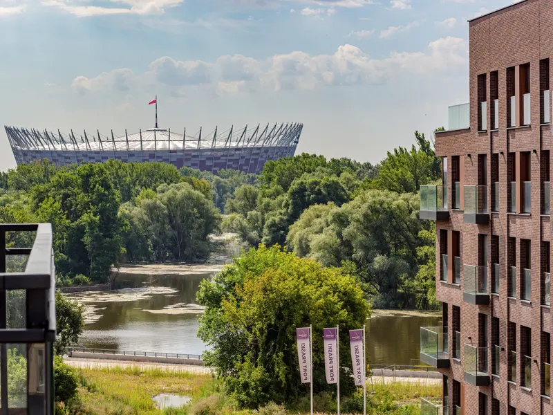 Modernes Appartement mit Balkon | Blick auf das Stadion – Foto 3