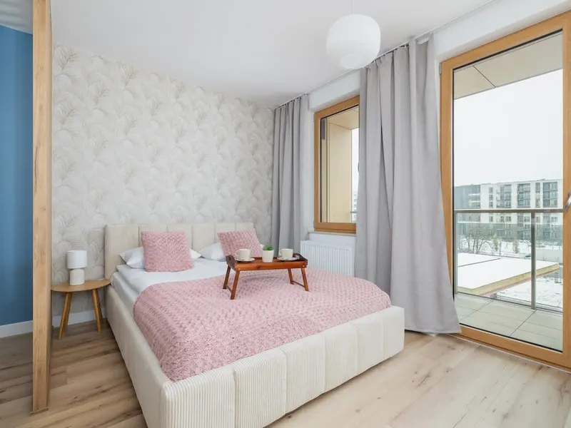 Gemütliches Studio in Krakau | Balkon, Arbeitsraum – Foto 1