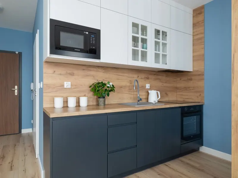Gemütliches Studio in Krakau | Balkon, Arbeitsraum – Foto 3