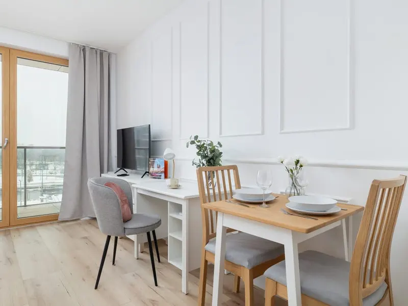 Gemütliches Studio in Krakau | Balkon, Arbeitsraum – Foto 2