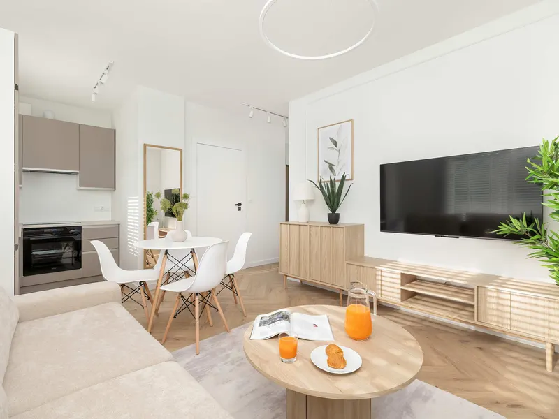 Stylowy Apartament | Parking, Balkon, Klimatyzacja – zdjęcie 5