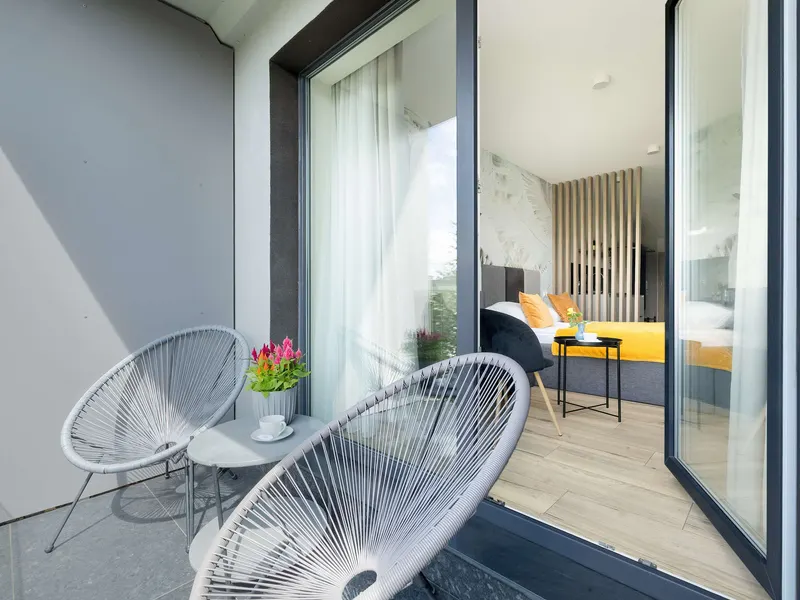 Eleganckie Studio w Kołobrzegu | Parking, Balkon – zdjęcie 5