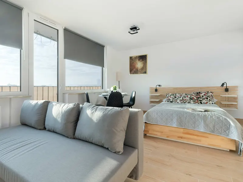 Stilvolles Studio mit Balkon | 14 Gehminuten zum Strand – Foto 2