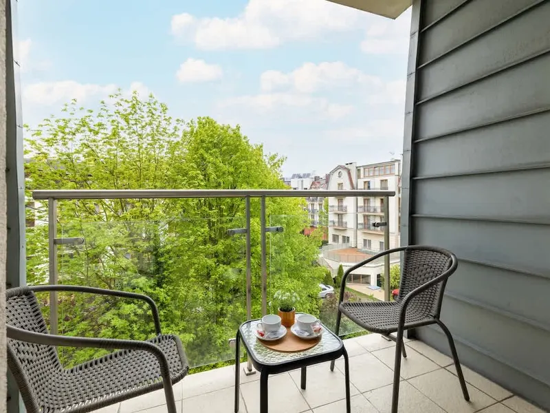 Stilvolles Studio 450 m vom Strand entfernt | Balkon | Parkplatz – Foto 3