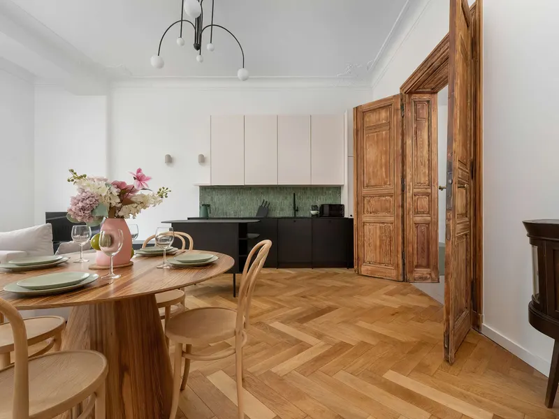 Elegancki Apartament | Dwie Sypialnie | Miejsce do Pracy – zdjęcie 5